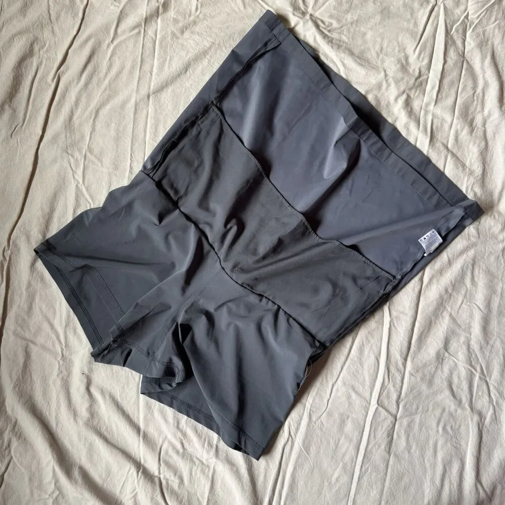 Nike Golf DriFit Woman's Gray Skort Pockets Side Zip Size 14 *Stain* - Picture 4 of 7